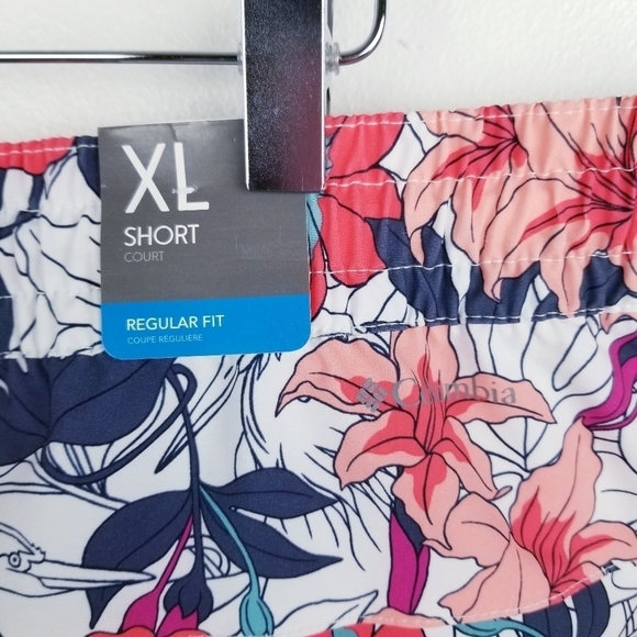 Columbia Bogata Bay Stretch Floral Printed Shorts NWT size XL - Picture 8 of 15